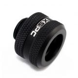 XSPC G1/4" to 10mm ID, 14mm OD Rigid Tubing Fitting, Matte Black