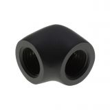 XSPC G1/4" Female to Female 90 Degree Elbow Fitting, Matte Black