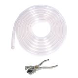 Alphacool Alphatube HF Tubing (10mm ID, 13mm OD) and Aluminum Flexible Tubing Cutter Bundle, 3 meter