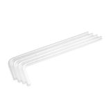 Bitspower Pre-bent 90-Degree Acrylic Hard Tube OD16MM, 110x415MM, 4-pack