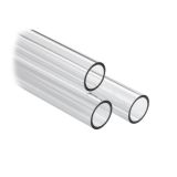 Corsair Hydro X Series XT Hardline 12mm Tubing, 1 Meter, Clear, 3-pack
