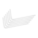 EKWB EK-Loop Hard Tube 12mm 0.8m Pre-Bent, 90 Degree, 550x250mm, Acrylic, 6-pack