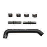 EKWB EK-Pro Tubing 10/17mm Reinforced EPDM, 45 degree/90 degree, Black