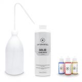 EKWB EK-CryoFuel Solid Cloud White Premix 1000ml PC Coolant, Dye Pack, and Filling Bottle Bundle