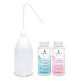 EKWB EK-CryoFuel Loop Cleaner Concentrate (250ml), Superflush Concentrate (250ml), and Filling Bottle Bundle