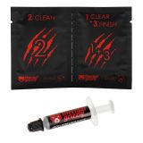 Thermal Grizzly Kryonaut Thermal Paste (1g) and Cleaning Wipes Bundle