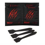 Thermal Grizzly Thermal Paste Spatula (3-pack) and Cleaning Wipes Bundle
