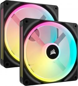 Corsair iCUE LINK QX140 RGB 140mm PWM PC Fans Starter Kit with iCUE LINK System Hub