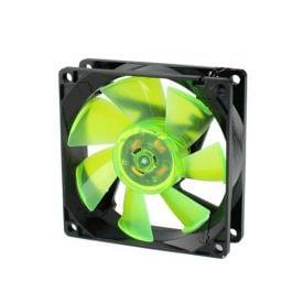 GELID Wing 8 PC Case Fan, 80mm, UV Green