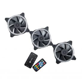 Bitspower Touchaqua Notos Xtal, Digital RGB, 120 Fan, 3-pack