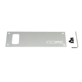 XSPC Single Bayres Faceplate, Silver