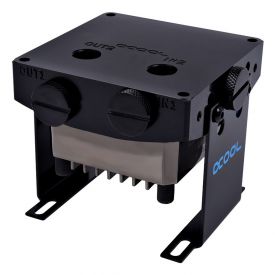 Alphacool Laing DD310 Pump with Pump Top and Stands, Black/Acetal