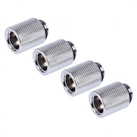 Alphacool HF G1/4" Male to Female Extender Fitting, 20mm, 4-pack