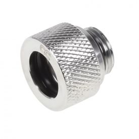 Alphacool HT G1/4" Compression Fitting for Plexi (Acrylic) / Brass Hard Tubes, 12mm OD, Chrome