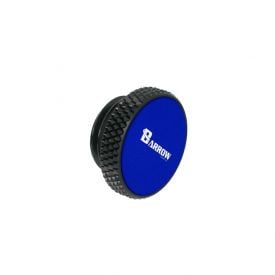 Barrow G1/4" Stop Fitting with Sand Finish, Black Edge, Blue