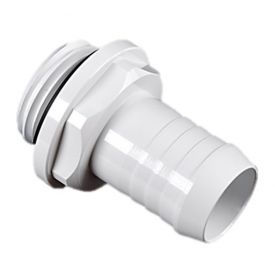 Bitspower G1/4" to 3/8" Barb Fitting for Soft Tubing, Deluxe White