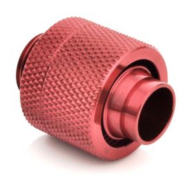 Bitspower G1/4" to 7/16" ID, 5/8" OD Compression Fitting V3 for Soft Tubing, Deep Blood Red