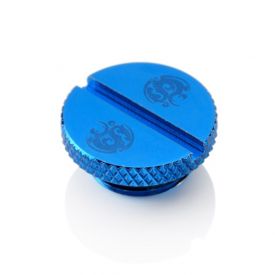 Bitspower G1/4" Low-Profile Stop Fitting, Royal Blue