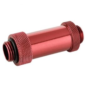 Bitspower G1/4" Adjustable Aqua Link Pipe (41-69mm), Deep Blood Red