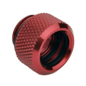 Bitspower G1/4" to Multi-Link Adapter Fitting for 12mm OD Rigid Tubing, Deep Blood Red