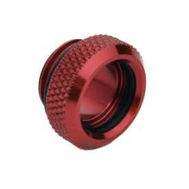 Bitspower G1/4" to Multi-Link Mini Adapter Fitting for 12mm OD Rigid Tubing, Deep Blood Red