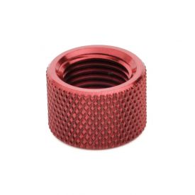 Bitspower G1/4" Female to Female Multi-Transfer Adapter Fitting, Deep Blood Red
