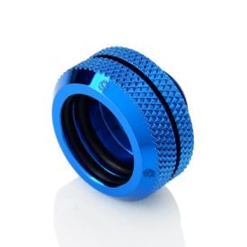 Bitspower G1/4" to Enhance Multi-Link Fitting for 16mm OD Rigid Tubing, Royal Blue