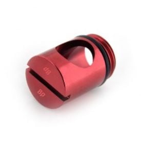 Bitspower G1/4" In-Side 90 Degree Diversion Fitting, Deep Blood Red
