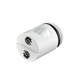 Bitspower G1/4" In-Side 90 Degree Diversion Fitting, Deluxe White