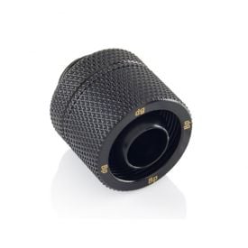 Bitspower G1/4" to 3/8" ID, OD 5/8" OD Compression Fitting for Soft Tubing, CC3 Ultimate, Matte Black