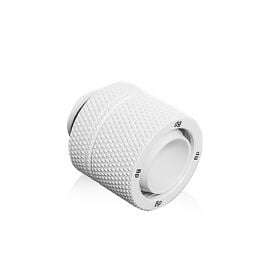 Bitspower G1/4" to ID 1/2", OD 5/8" Compression Fitting CC4 Ultimate for Soft Tubing, Deluxe White