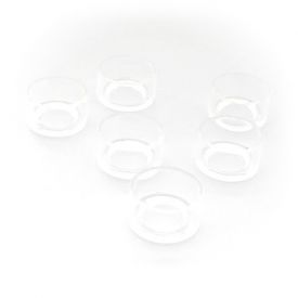 Monsoon Hardline Polycarbonate Lock Collar for 3/8" ID, 1/2" OD Fittings, 6-pack