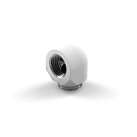 PrimoChill Male to Female G 1/4" 90 Degree SX Angled Fitting, Sky White