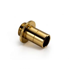Bitspower Touchaqua G1/4" Male Adjustable Link Pipe 22-31MM, True Brass, 2-pack