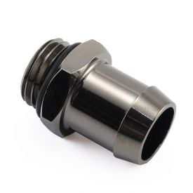 XSPC G1/4" to 1/2" Barb Fitting for Soft Tubing, Black Chrome