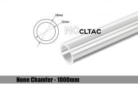 Bitspower None Chamfer Crystal Link Tube, 16mm OD, 1000mm