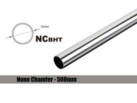 Bitspower None Chamfer Brass Link Tubing, 12mm OD (0.70mm WD), 500mm