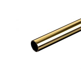 Bitspower None Chamfer Brass Link Tubing, 16mm OD (0.70mm WD), 500mm, Golden