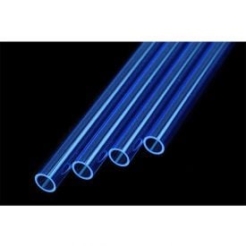 Monsoon Hardline Acrylic Tubing 3/8" ID, 1/2" OD, 24" Length, UV Blue, 4-pack