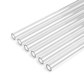 PrimoChill 5/8" OD Rigid PETG Tube (30-Inch Length), Clear, 6-Pack