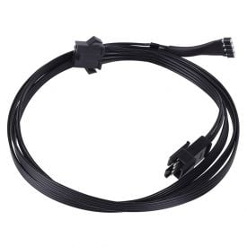 Alphacool RGB 4pol LED adapter cable for Mainboards, 100cm, Black