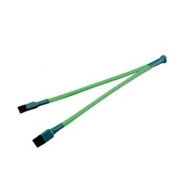 Darkside 3-Pin Fan Sleeved 2-Way Splitter Cable, Green UV