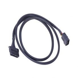 Phobya Extension Cable, 4-Pin Molex, 90cm, Sleeved, Black