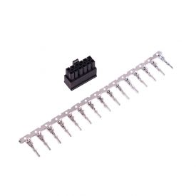 MOD-ONE 12-Pin PCIE Connector And Terminal Kit For NVIDIA 3000 Series GPUs, Female, Black