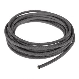 Alphacool AlphaCord Sleeve (Paracord 550 Type 3), 4mm Diameter, 3.3m Length, Charcoal Grey