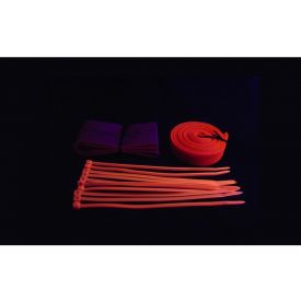 Bitspower UV-Reactive Cable Sleeve Kit, Red