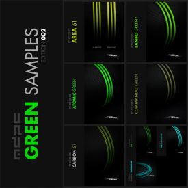 MDPC-X Cable-Sleeves Green Samples, Edition 002