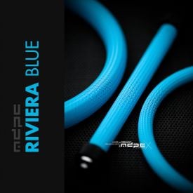 MDPC-X Big Cable Sleeving, Riviera-Blue, 10-foot