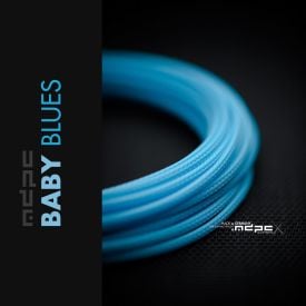 MDPC-X Classic Small Cable Sleeving, Baby Blues, 25-foot