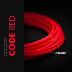 MDPC-X Classic Small Cable Sleeving, Code-Red, 25-foot